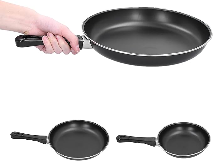 3Pcs Frying Pan Set Non Stick Pan Set Household Mini Pan Set for Induction Cooker Gas Stove Kitchen Utensils