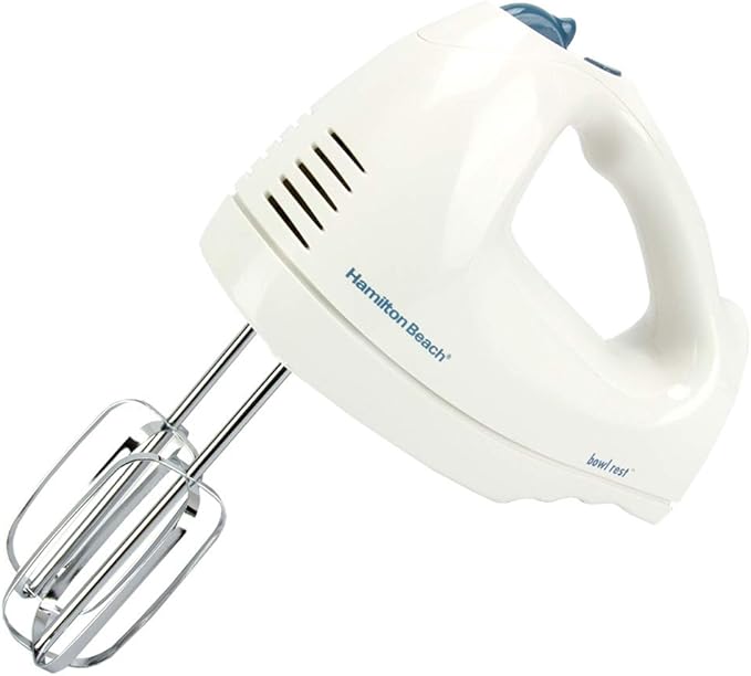 Hamilton Beach Digital Programmable Rice Cooker &amp Food Steamer 14 Cups Cooked (7 Uncooked) &amp 6-Speed Electric Hand Mixer with Whisk Traditional Beaters Snap-On Storage Case Wh