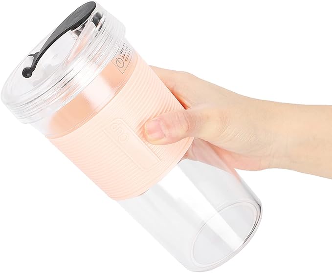 Portable Electric Fruit Juicing Cup Rechargeable USB Juicer with Three - Blade Cutter Head 2000mAh Battery for Travel and Home Use 320ml Fresh Juice Maker (320ml)