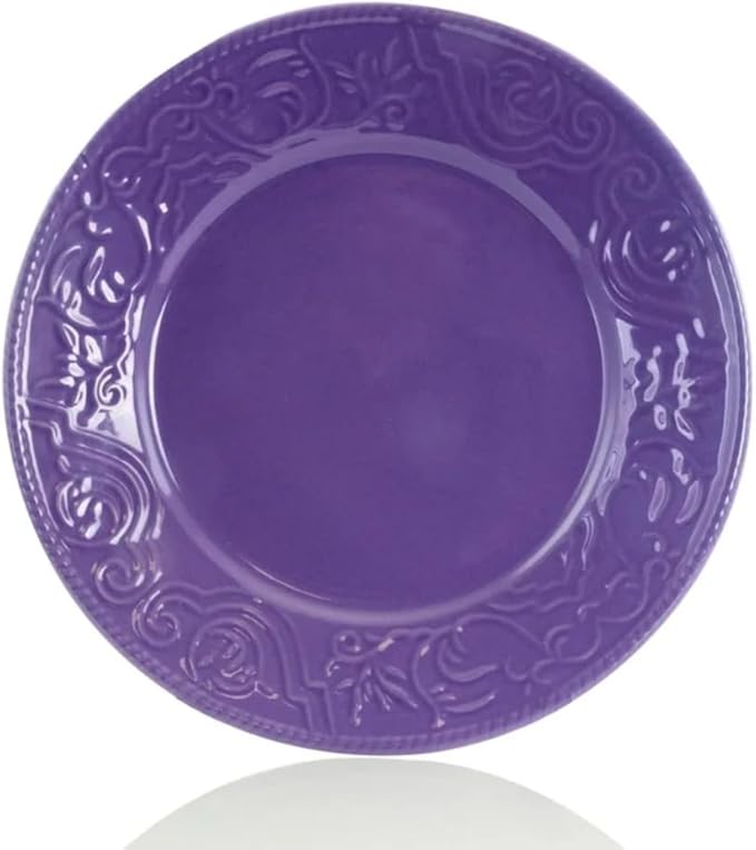 Elama Lilac Fields Town House 16-Piece Dinnerware Set
