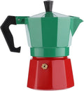 Classic Moka Coffee Maker Pot Espresso Mocha Thickened Cafe Tools 150ml And 300ml(Green Red 300)