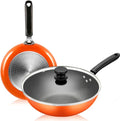 Cookware-Set 3-PieceCooking Pot SetStainless Steelwith Glass-Lids All Types of cookers Induction Gas Ceramic Electric Saute pan/B
