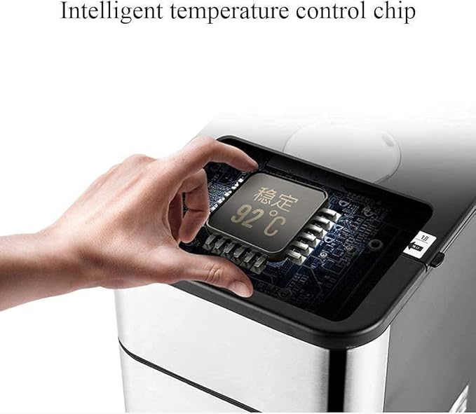 Coffe Maker Coffee Machine 800W Coffee MachineHousehold Fully Automatic Coffee Grinder Steam Type Milk Froth Small Household Coffee Machine Anti-drip Settings