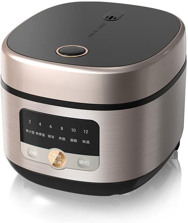 3-liter Household Rice Cooker Large Capacity 12-hour Preset Timer Non-stick Liner Removable Inner Lid Multi-function Electric Cooker