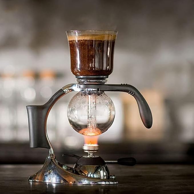 Modern Coffee Maker Tabletop Drip Coffee Maker with Thickened All-Metal Bracket Home Decor Flowing