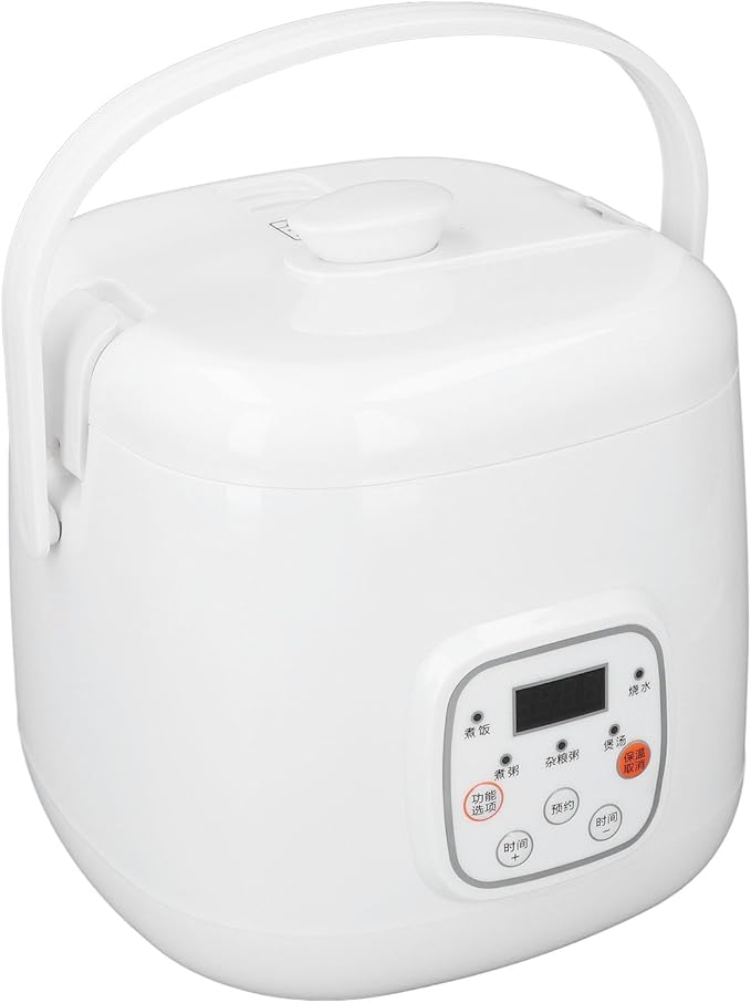 2L 12V Car Rice Cooker with Fast Cooking Anti Stick Coating Reservation Function and Good Sealing Electric Rice Cooking Pot for Travel