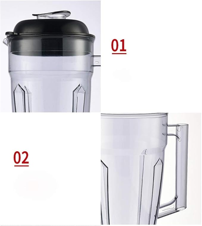 Blender Smoothie Maker Jug Blender Smart Blender Juicer Professional Commercial for Vegetables and Fruit Smoothie Maker Blender Food Processor 45000RPM 2800WGray