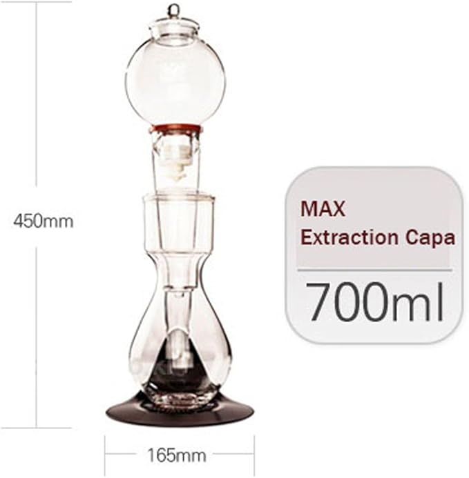 Miracle 700 Cold Brew Dutch Coffee Maker Hand Drip SET 24 oz with Tamper filter
