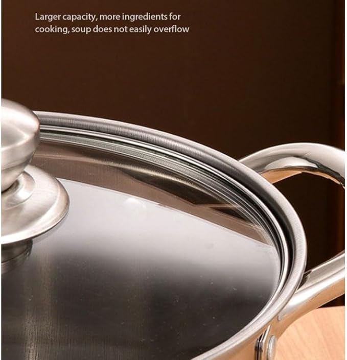 Thickened Soup Pot 6-piece Set Hotel Restaurant Raised Kitchen Household Cookware