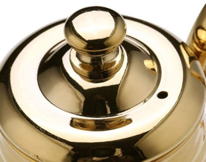 Coffee Press Fine Mouth Gooseneck Coffee Pot Long Spout Pour Over Drip Coffee Kettle Bronze 304 Stainless Steel DIY Coffe Maker Teapot Pots(Gold)