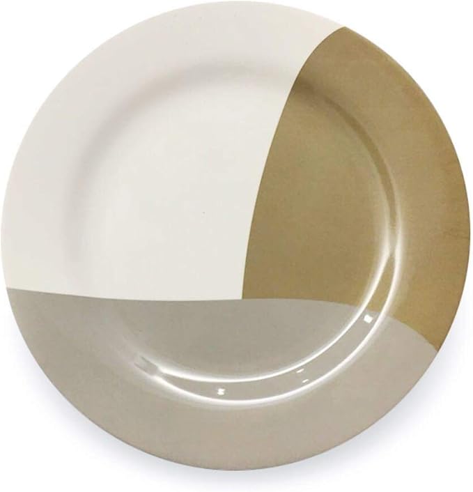 Bowla 12-Piece Melamine Dinnerware Set - Service for 4 (Moden Strip I)