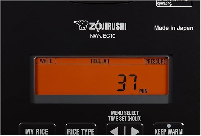 Zojirushi NW-JEC10BA Pressure Induction Heating (IH) Rice Cooker &amp Warmer 5.5-Cup Made in Japan