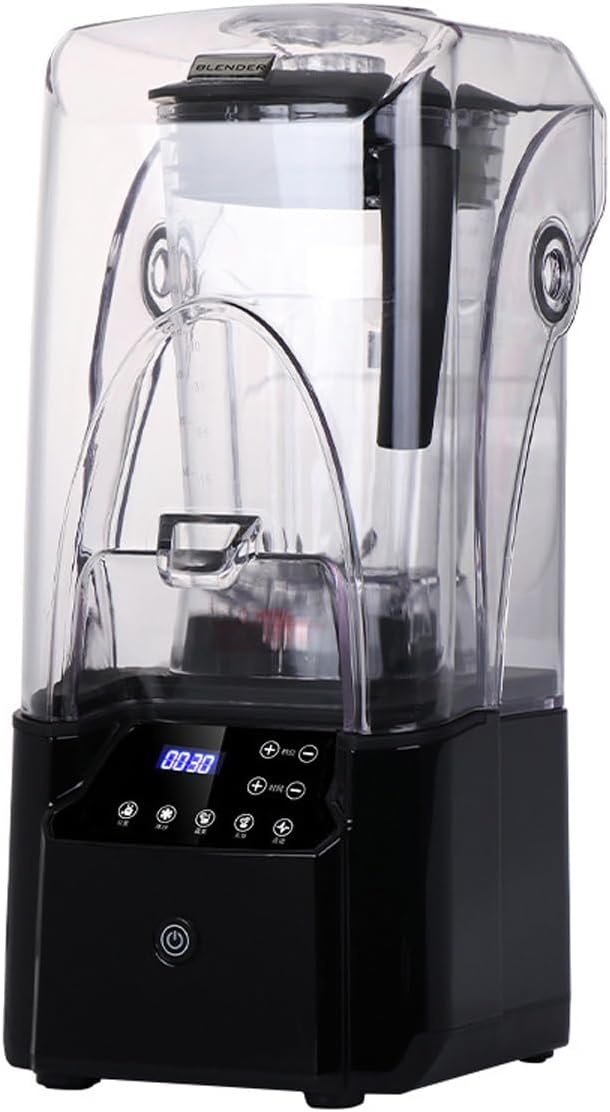 Smoothie BlenderCommercial Quiet Blender 2200 Watt Professional Countertop Blenderwith BPA-Free 80oz Pitcher Built-in Pulse &amp15-speeds Controlfor Puree Crush Ice Smoothies(Black)
