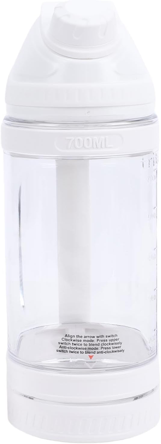 Portable Blender with 24oz Capacity 240W High Power Motor and Intelligent LED Display for Smoothies Shakes and Frozen Blending (700ml)
