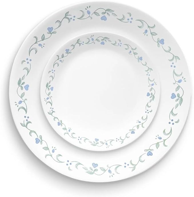 Plate Dinnerware Set Round 12-Piece Porcelain Dishes Tableware Bowl Sets Kitchen
