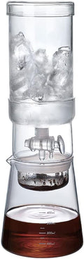 Ice Drip Coffee Maker400ml Cold Brew Coffee PotGlass Iced Coffee Brewer for Home and OfficeGift for Coffee Lover