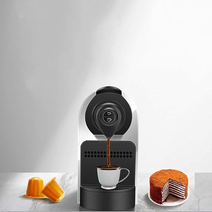 Automatic Brewing Coffee Grinder Household Portable Coffee Machine Automatic Small Grinding Integrated Italian Office Grinder Juice Machine (Color : Rojo)