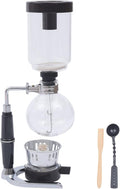 Siphon Syphon Coffee Maker Tabletop Glass Siphon Pot Glass Syphon Coffee Maker Siphon Vacuum Coffee Maker(3 Cups(360ml))