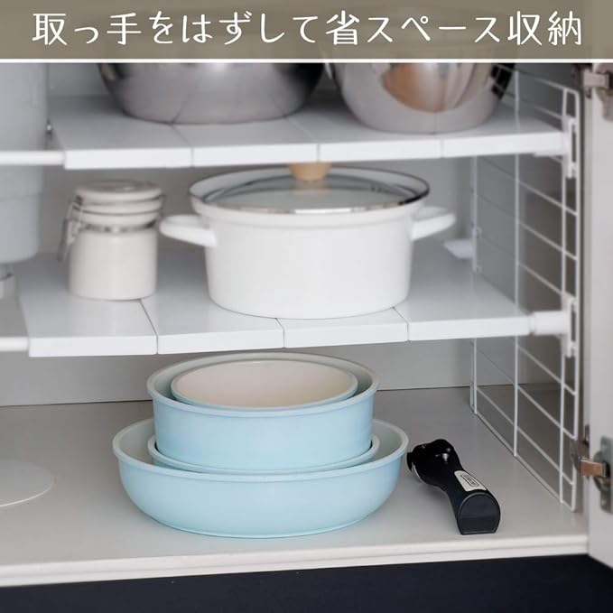 IrisCeramic Color Bread IH corresponding Kitchen Chef [5] Gray 13-Piece Set (IH Compatible) Frying pan take a Handle CC-SE13N