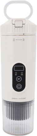 Bewinner Portable Coffee Maker 21Bar Cordless Heating Travel Camping Coffee Machine Portable Espresso Machine Battery Powered for Car RV Home Hiking (White)