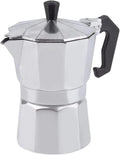Coffee Maker Machine Aluminum Mocha Pot Mocha Coffee Pot Octagonal Aluminum Pot Span(100ml for 2cups)