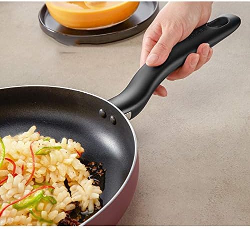 Cooking Pot Frying Pan3Pcs Cookware Set Non-Stick Cookware Frying Pan &amp Pan Saucepan with Glass Lid