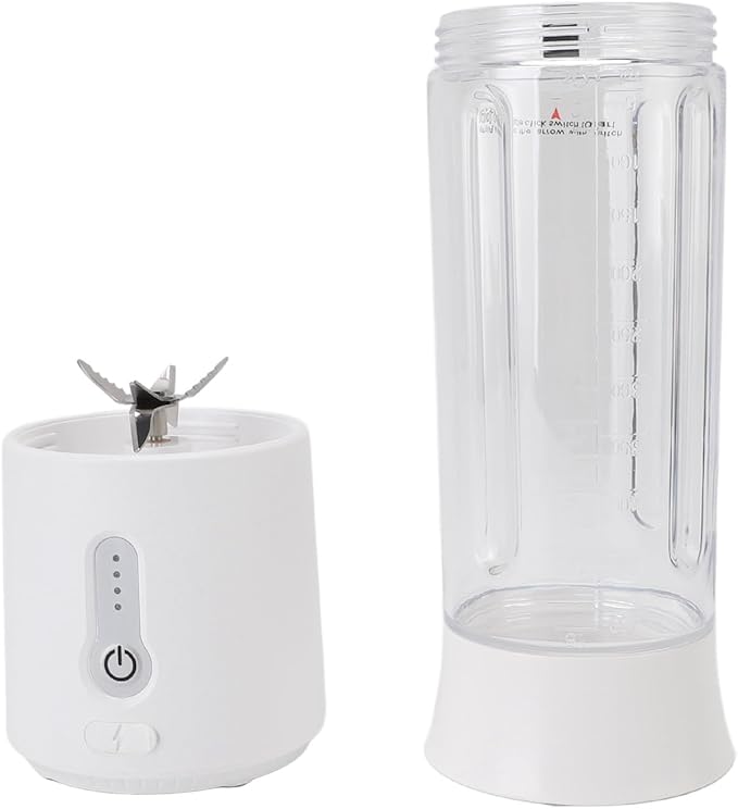 Fabater Portable Blender 6 Stainless Steel Blades 22000 RPM Cordless Personal Mixer Travel Cup with 500ml Capacity 4000mAh Rechargeable for Smoothies Shakes Juice