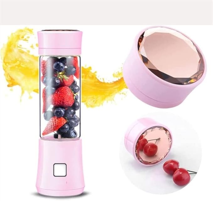 Portable Blender - Personal Blender Mini Blender with USB Rechargeable 6 Blades Handheld Blender for Sports Travel Gym Kitchen (Color : Green)