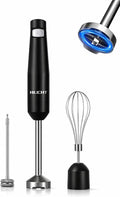Cordless Immersion Hand Blender (Stick Blender) – Smooth Controlled Blending for Everyday Cooking 12V Brushless Motor Pressure-Sensitive Variable Speed USB-C Rechargeable Easy-Clean (Black)