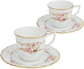 Hankook Chinaware 한국도자기 Flamor Rose Clara Coffee Set Dinnerware Korean Fine Bone-China Dojagi. Ceramic