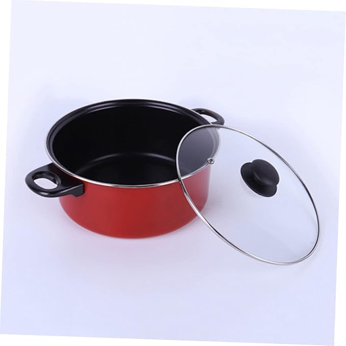 3pcs Non Stick Cooking Tool Set Frying Pan Soup Pot Milk Pan Kitchen Utensils for Daily Home Use Space Saving Design for Delicious Meals