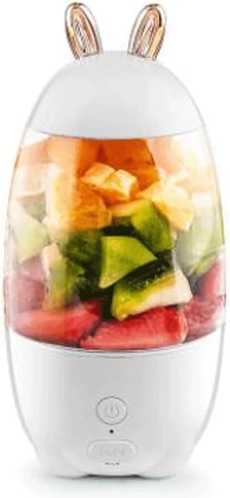 Portable Blender Personal Blender with Extra BPA Battery Powered USB Rechargeable Mini Blender for Juices Shakes Smoothies Salad Dressing Baby Food(White)
