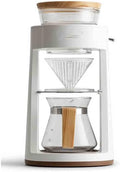 Coffee Machine Drip Coffee Machine Espresso Machine Rotary Automatic Hand Coffee Machine Suitable for Home Brewing Coffee (Color : White)