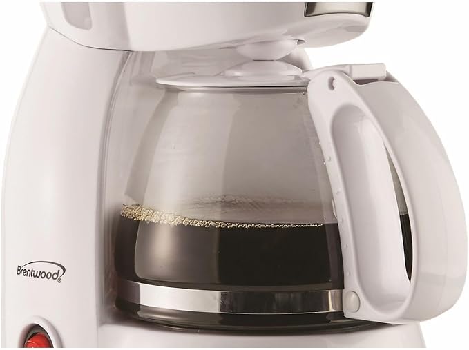 Brentwood Appliances TS-213W 4 Cup Coffee Maker White