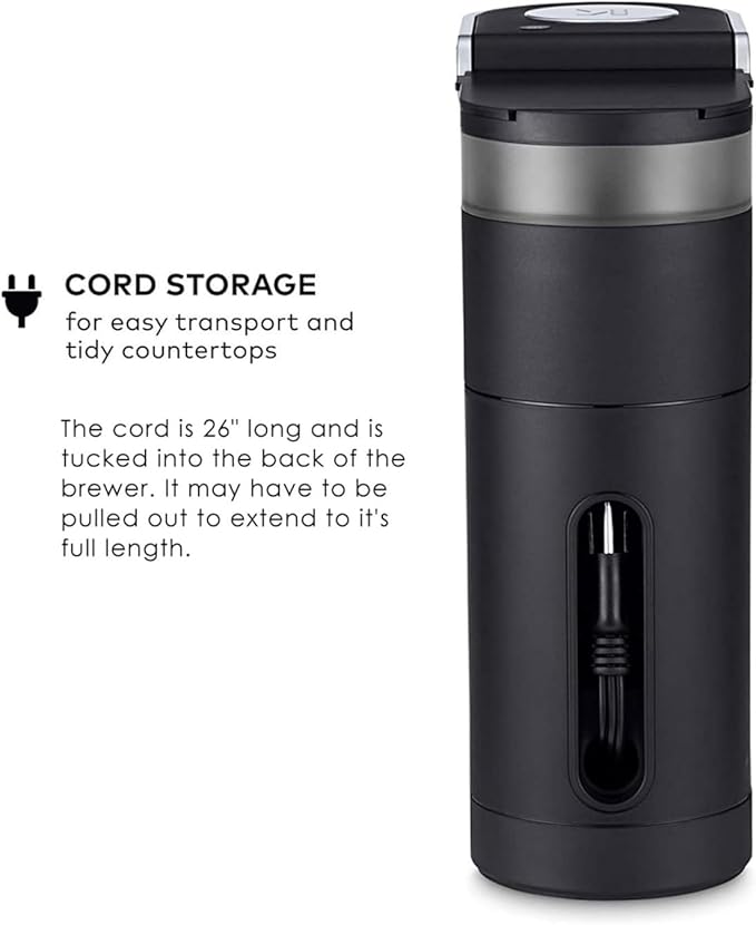 Keurig K-Mini Plus Single Serve K-Cup Pod Coffee Maker with 6 to 12oz Brew Size Stores up to 9 Pods