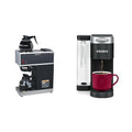 BUNN 33200.0015 12-Cup Pourover Coffee Brewer and Keurig® K-Supreme Single Serve K-Cup Pod Coffee Maker Bundle