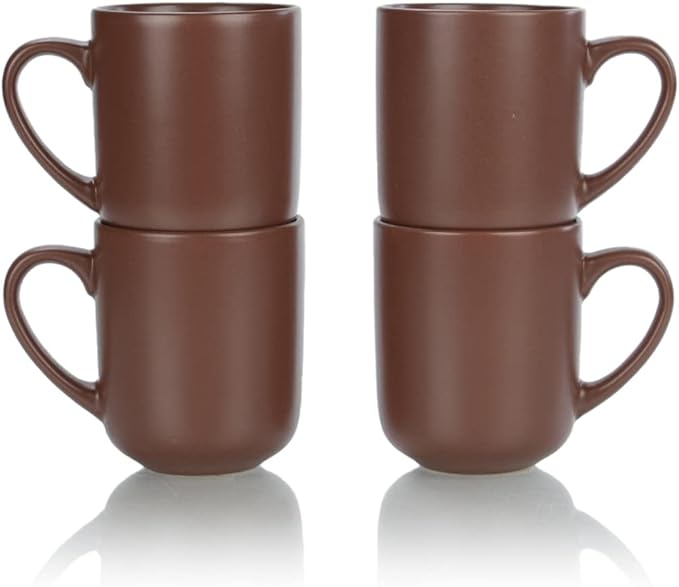 Everything Kitchens Modern Flat Dinnerware Collection (Leona 16 Piece Dinnerware Set)