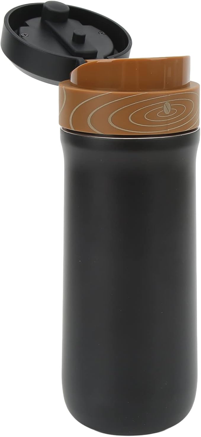Portable Travel French Press Coffee Maker 304 Stainless Steel Insulated Double Wall Keeps Coffee Warm for 8 12 Hours for On Go Coffee Lovers