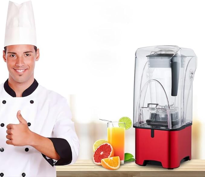 Super power commercial blender smoothies blender smoothies machine with 2200W (red)