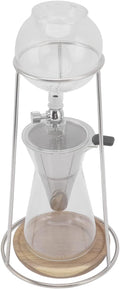 Pwshymi Drip Tower Coffee Maker Premium Borosilicate Glass Iced Coffee Maker for Home Kitchen 600ml