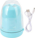 260ml Portable Juicer Cup Portable Juicer Cup with USB Cable Multifunctional Fruit Mixing Machine for Gym Travel Kitchen (Blue)