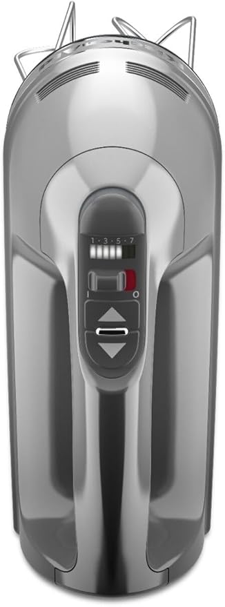 KitchenAid K400 Variable Speed Blender with Tamper - KSB4028 - Contour Silver 56 ounces &amp 7-Speed Hand Mixer - KHM7210 - Contour Silver