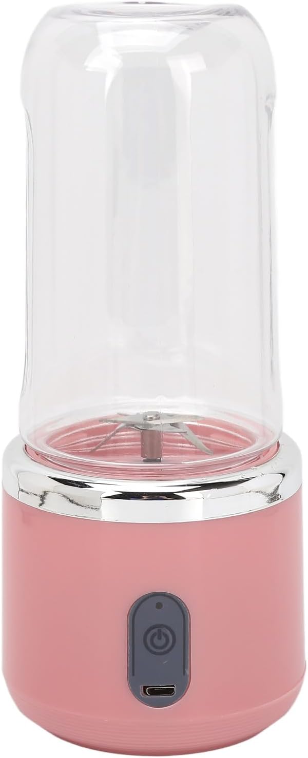 Travel-Friendly Mini Blender Portable Personal Juicer Cup with 6 Blades for Outdoor Gym Office