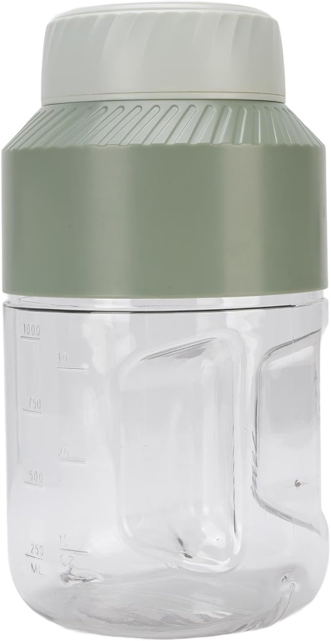 Aramox Mini Electric Juicer Fruit Mixer 1000ML Large Capacity Portable Juicer Blender USB Rechargeable Smoothie Machine Easy to Carry Lightweight Modern Style Applicable SceneColor