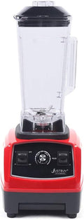 2L Large Capacity Professional Commercial Blender 2200W Juice Smoothie Machine with Stainless Steel Blade for Smoothies Ice Crush Frozen Drinks Self-Cleaning (Red)