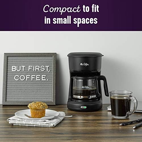 RCA 0.7 Cu. Ft. Microwave and Mr. Coffee 5-Cup Mini Brew Switch Coffee Maker Bundle Black