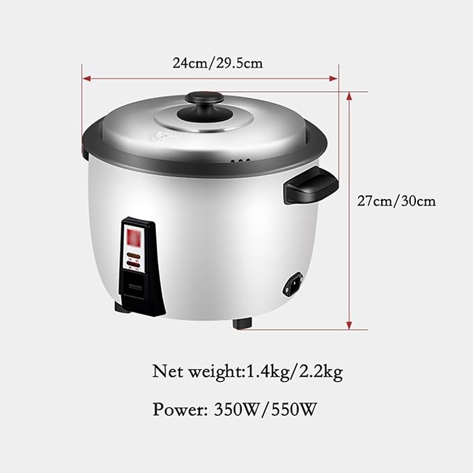 Rice Cookers Electric Rice Cooker Mini Rice Cooker Capacity Old-Fashioned Household Rice Cooker Dormitory Cooking Steam Rice Cooker Rice Maker(1.5L)
