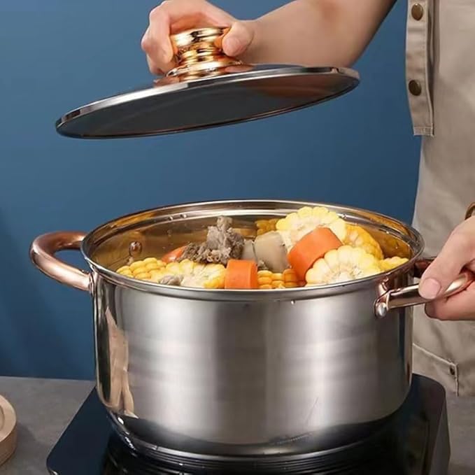 Thickened Composite Bottom 12 Piece Cookware Set Suitable for Various Stovetops