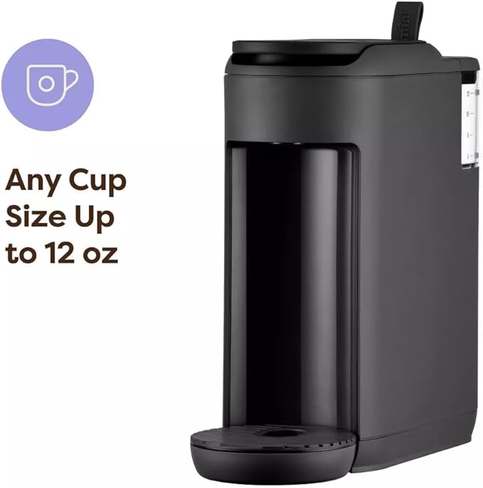 KeurigK K-Mini Mate Single-Serve KCup Pod Coffee Maker – Compact 4 Wide Brewer – 12oz Reservoir – Travel Mug Compatible – Modern Design – Electric – Ideal for Small Spaces (Black)