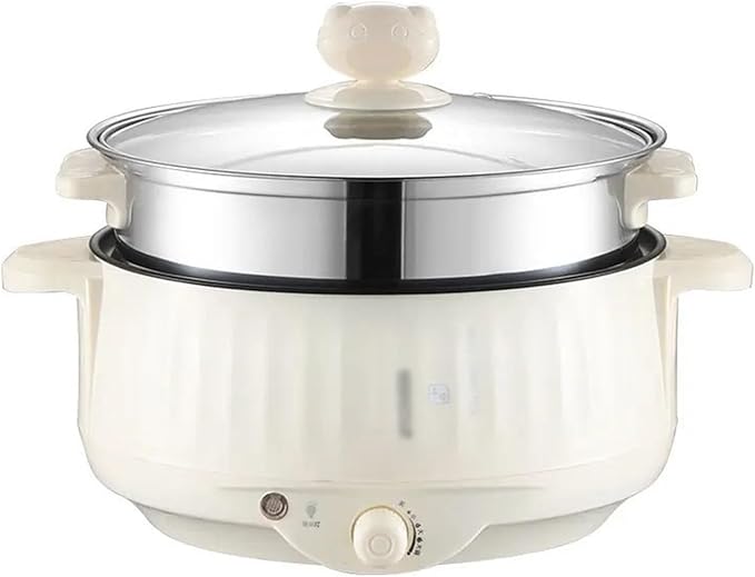 GRFIT Household Multi-function Double Layer Rice Cooker Electric Pot 1-2 People Non-stick Pan Hot Pot Rice Cooker Cooking (Color : 26cm) jinyi2016SHOP-1998
